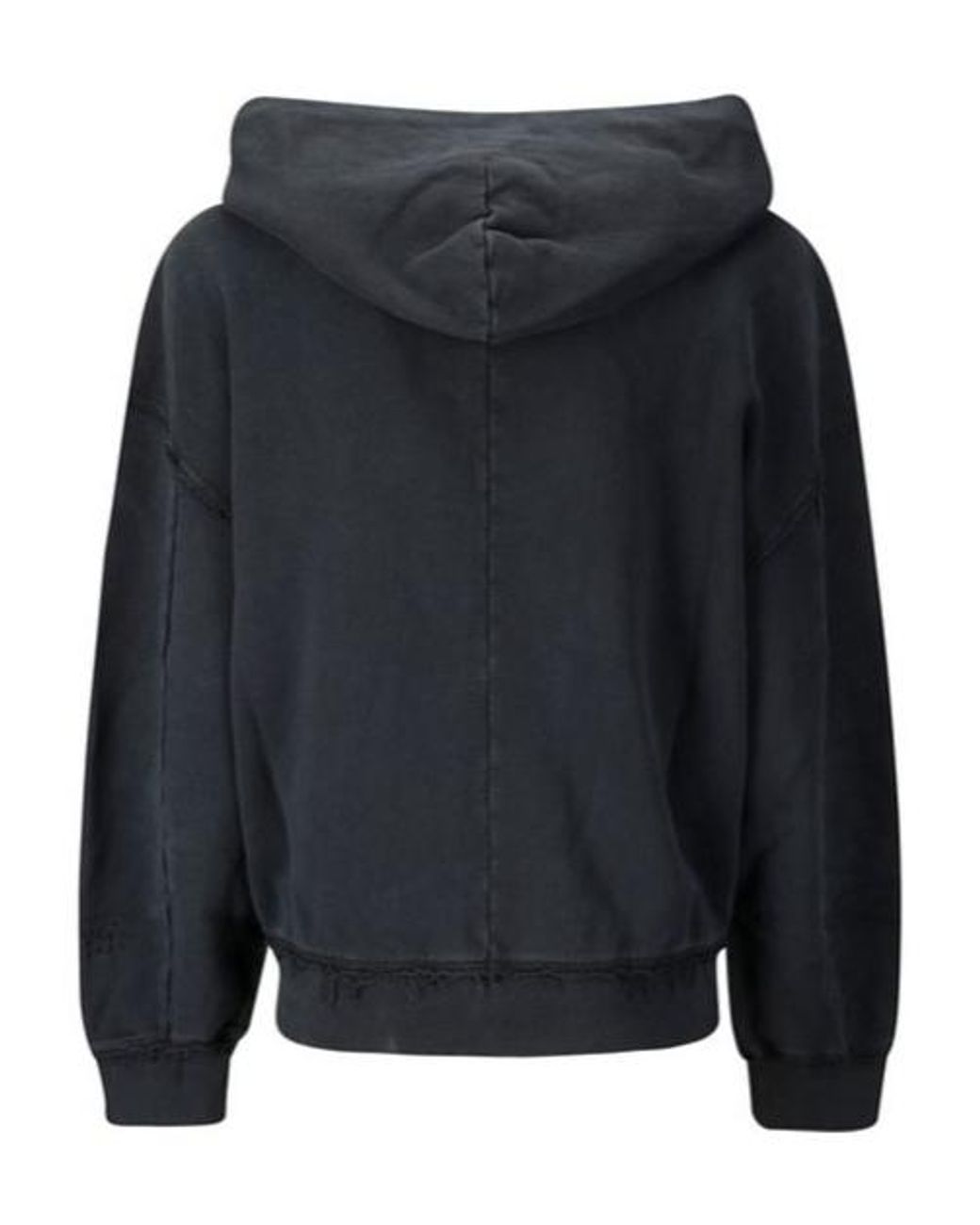 MM6 by Maison Margiela Blue Distressed Zip-Up Hoodie for men