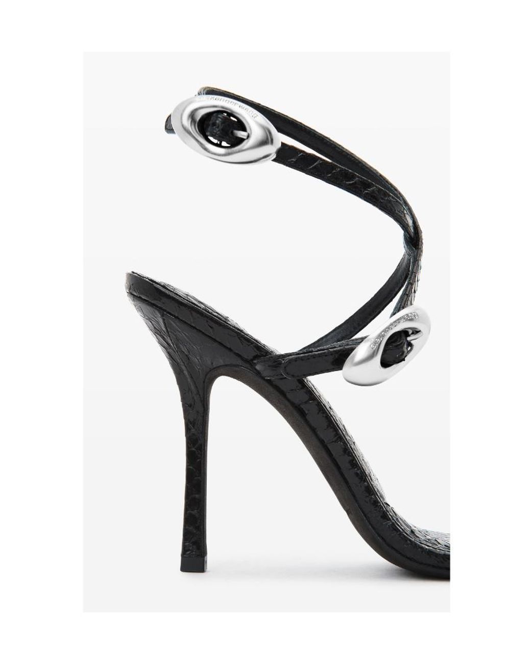 Alexander Wang Black Buckle Detailed Sandals