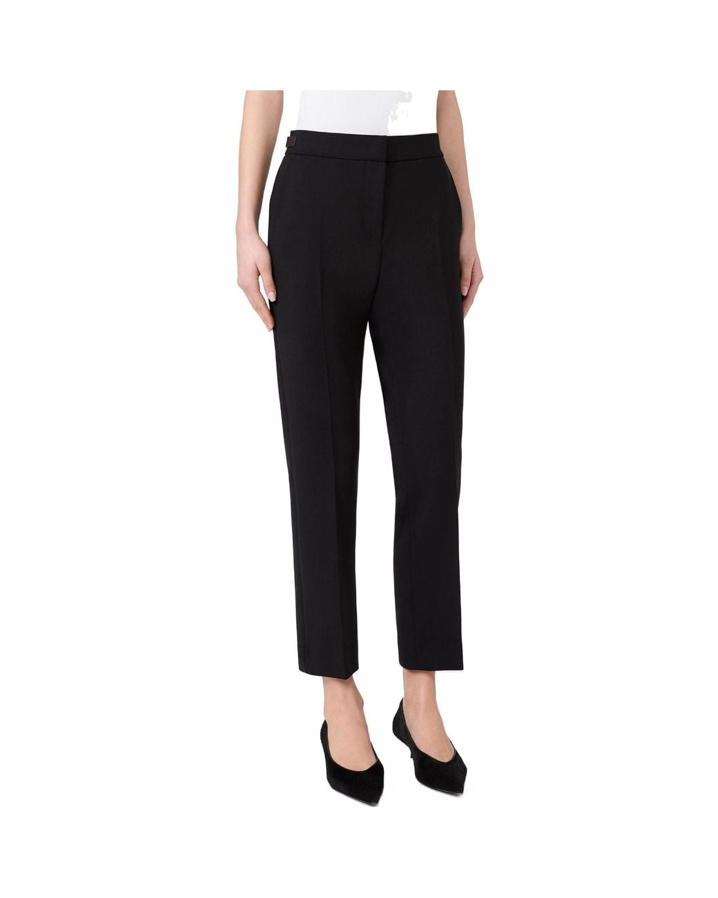 Max Mara Blue Mxmacino Tailored Trousers