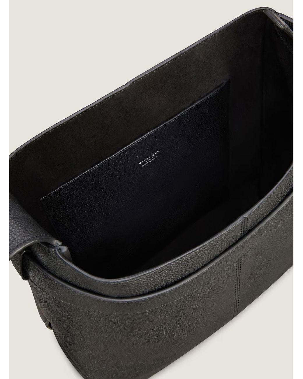 Givenchy Black Medium Belted Hobo Bag for men