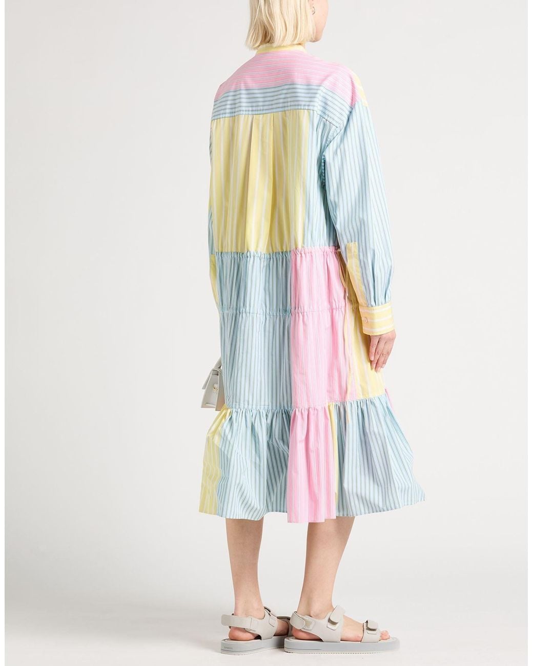 Marni White Tiered Shirt Dress