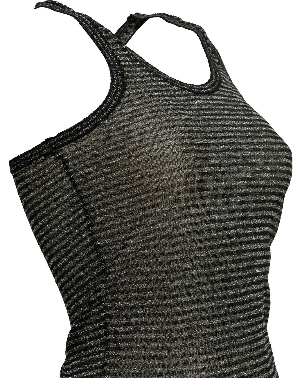 Isabel Marant Green Cevara Striped Knitted Top