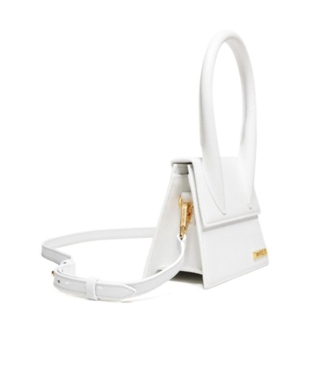 Jacquemus White Logo Logo Mini Handbag