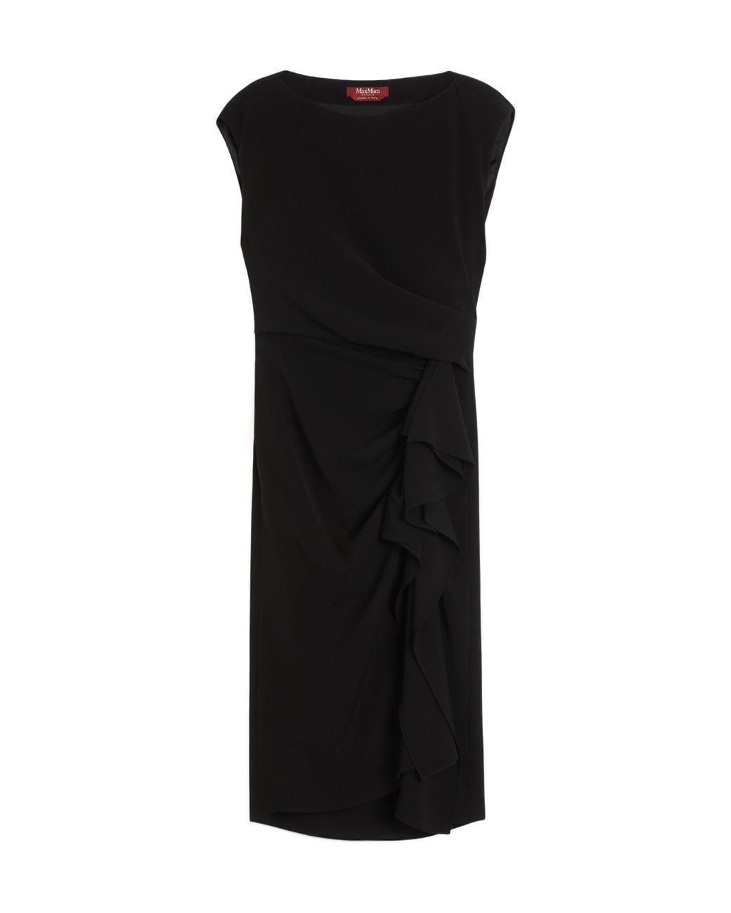 Max Mara Black Bodycon Cady Dress