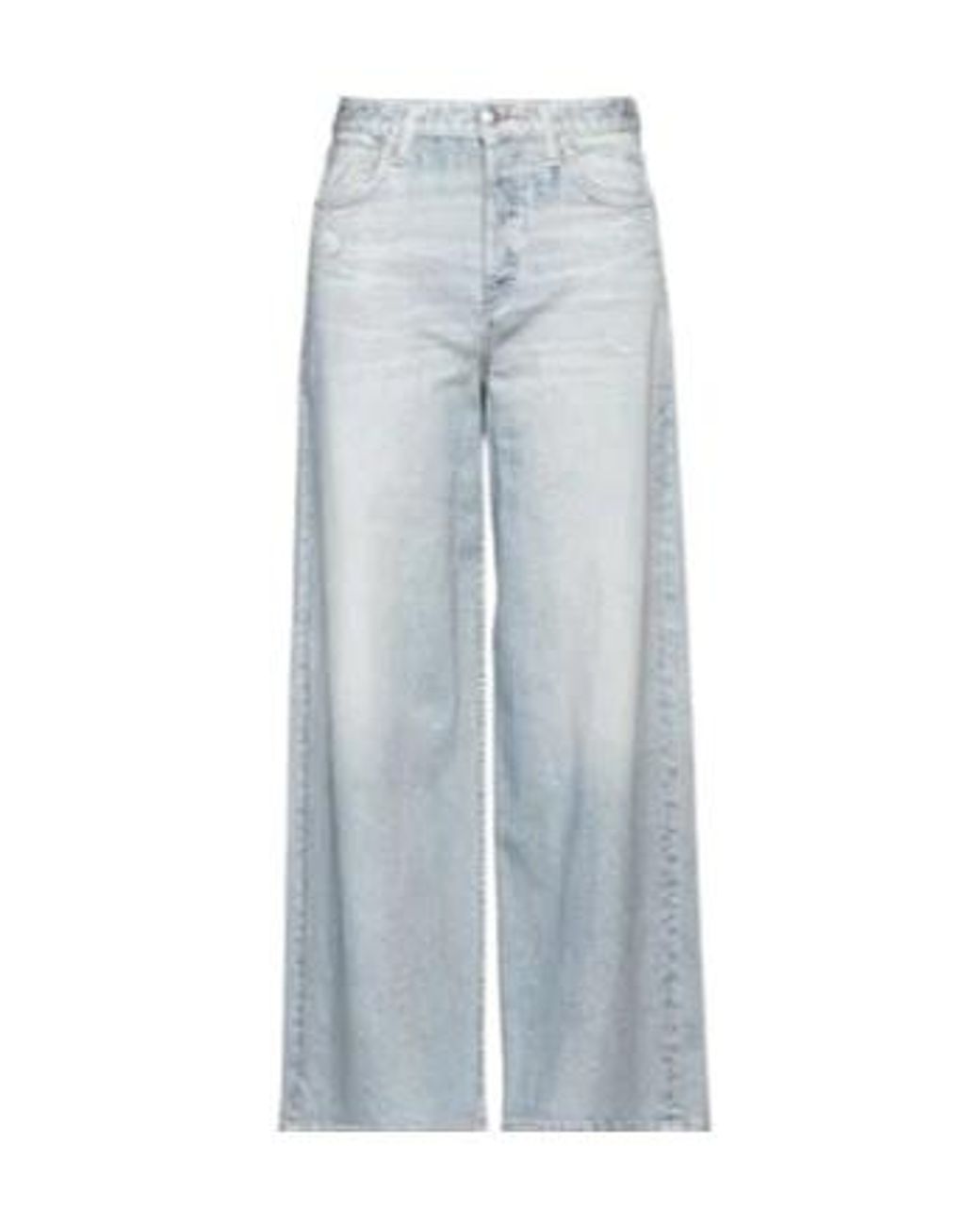 Rag & Bone Blue Wide-Leg Denim Jeans