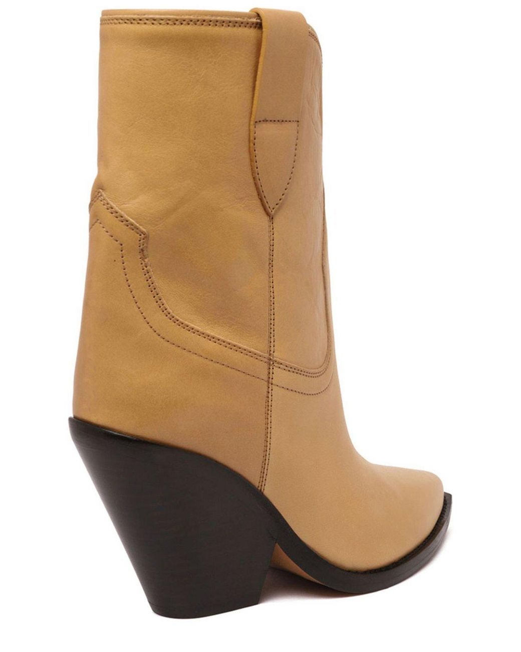 Isabel Marant Natural Western Ankle Boots