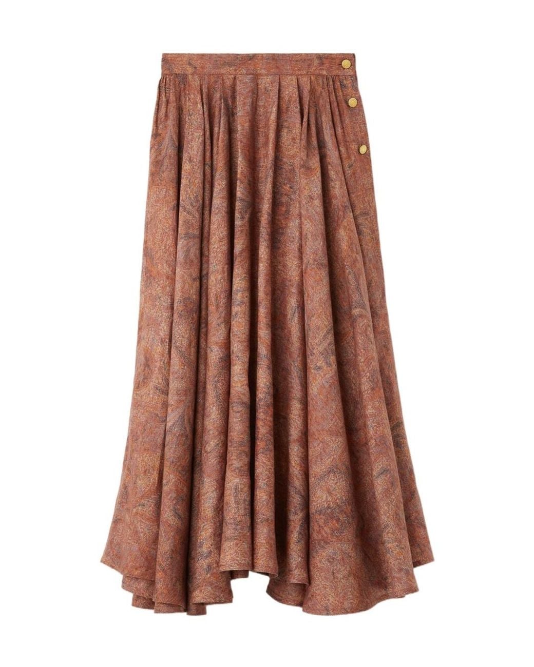 Loro Piana Brown Karima Skirt
