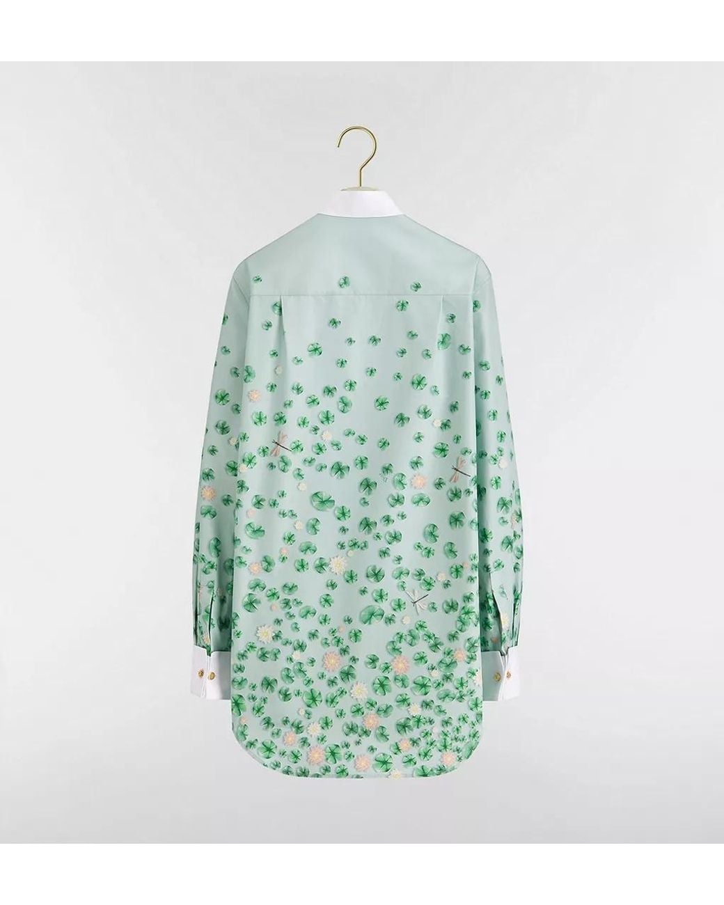 Dior Blue Blouse With Plastron
