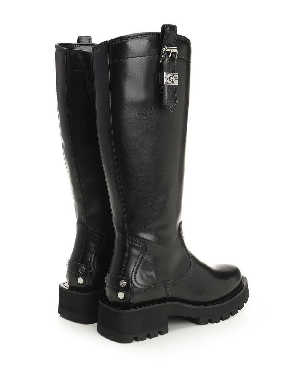 Ganni Black High Boots