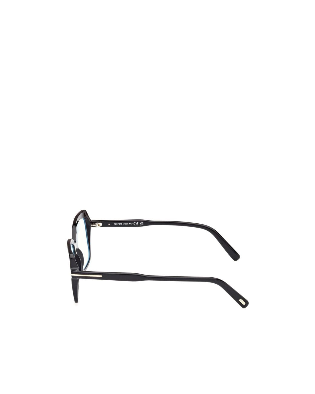 Tom Ford White Eyewear Butterfly Frame Glasses