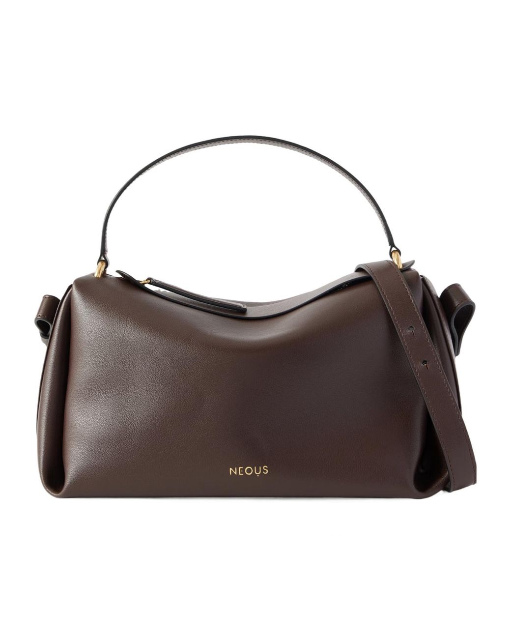 Neous Brown Soft Leather Underarm Bag