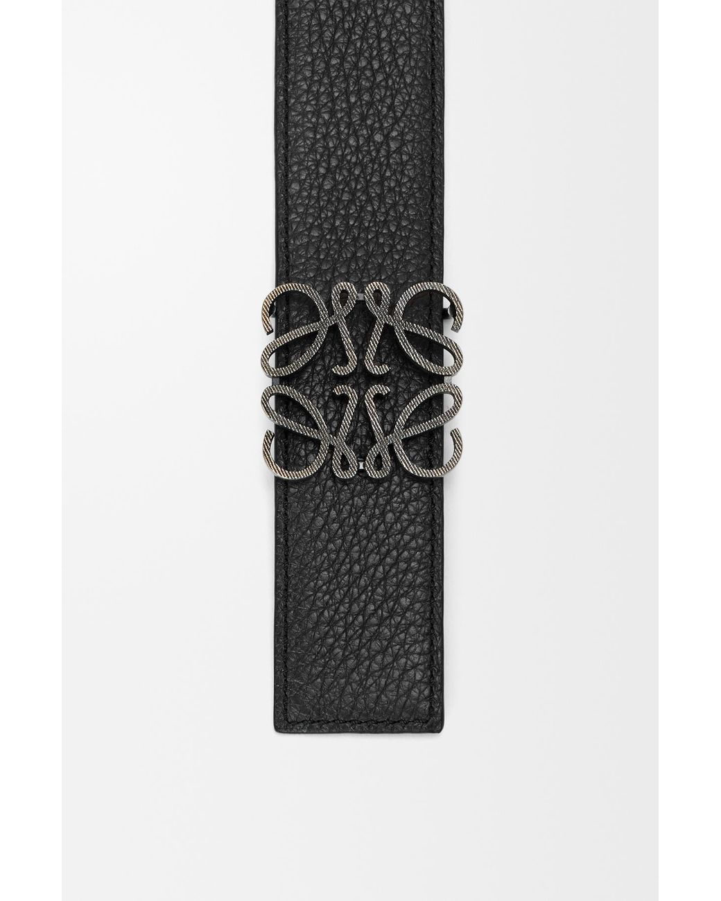 Loewe White Logo Buckle Belt for men