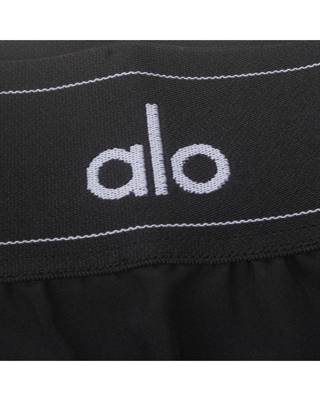 Alo Yoga Black Logo Waist Skirt