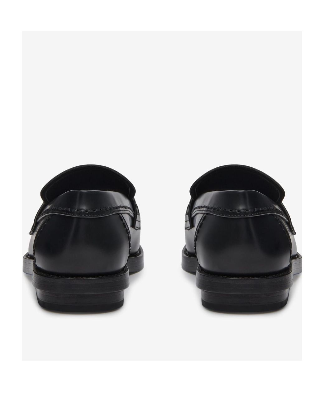 McQueen Black Seal Slip-On Loafers