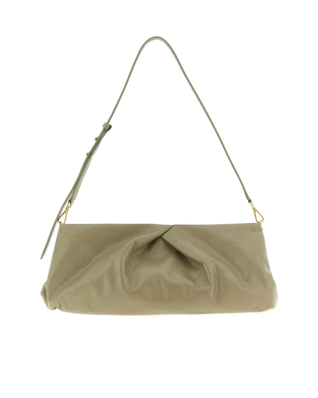 Dries Van Noten Metallic 'Crisp' Big Clutch