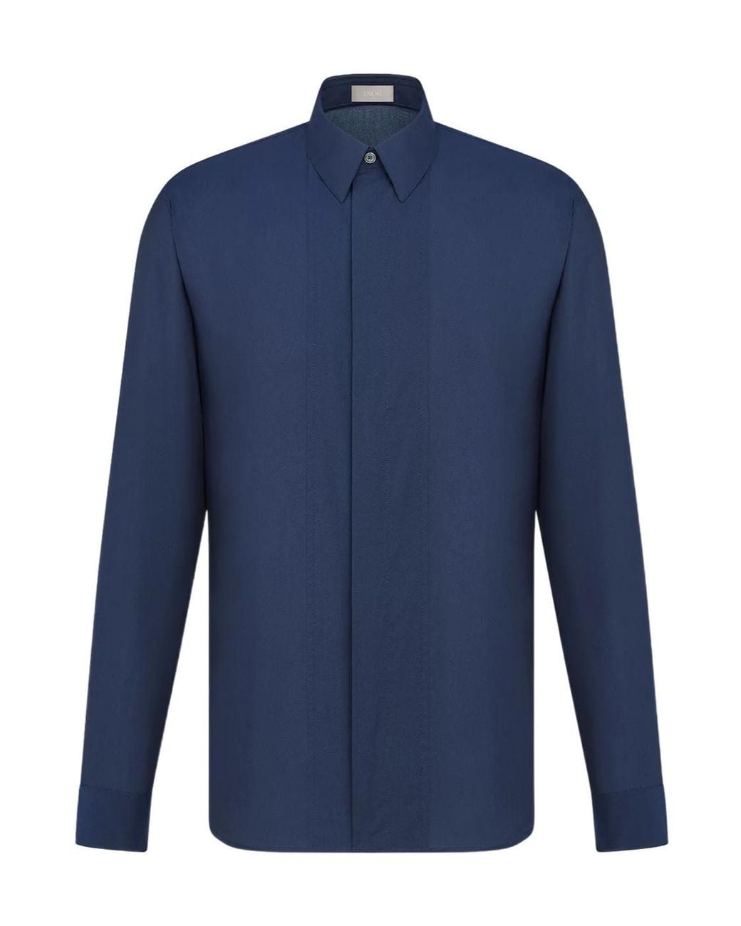Dior Blue Long-Sleeved Shirt for men