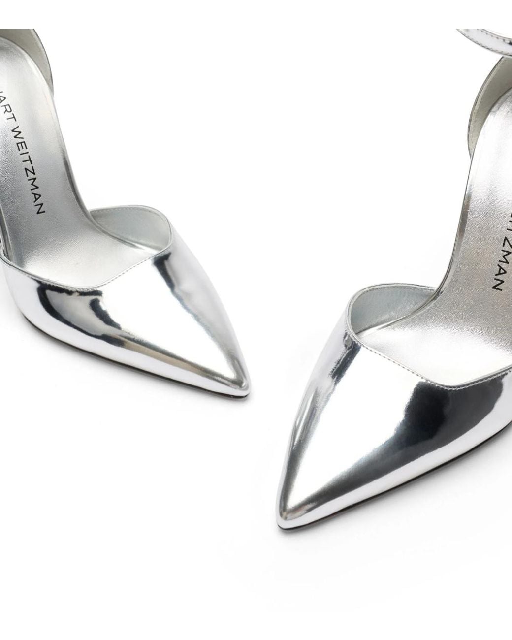 Stuart Weitzman White Stuartini Pump 100