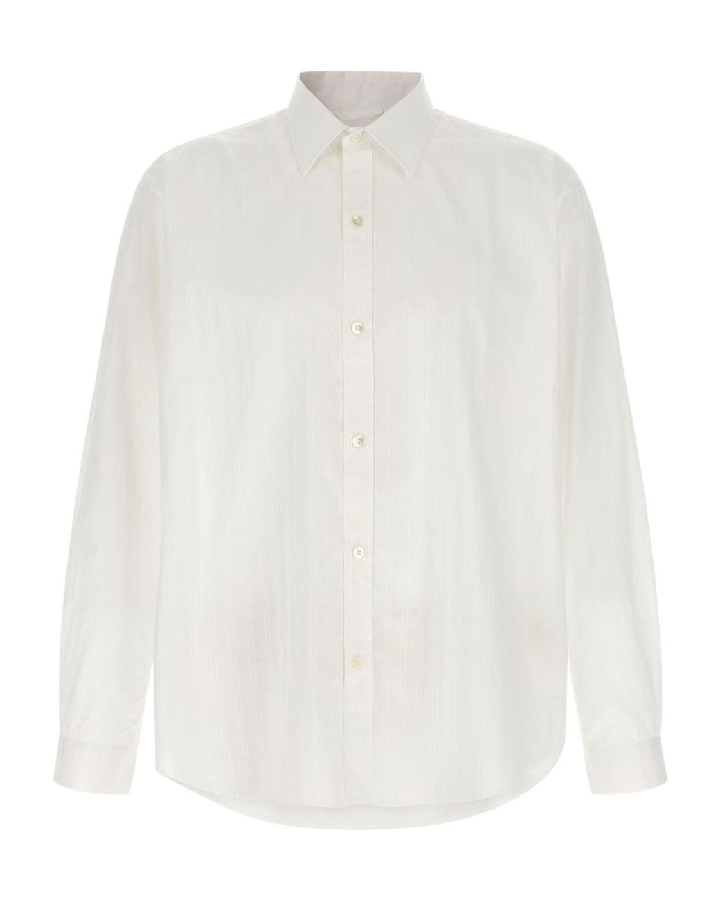 mfpen White Auditorium Relaxed Shirt for men