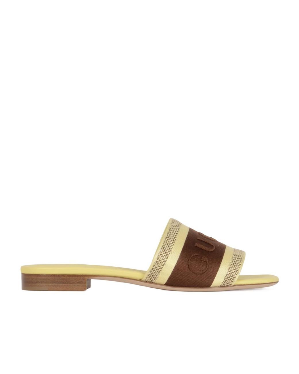 Gucci Brown Strappy Sandals