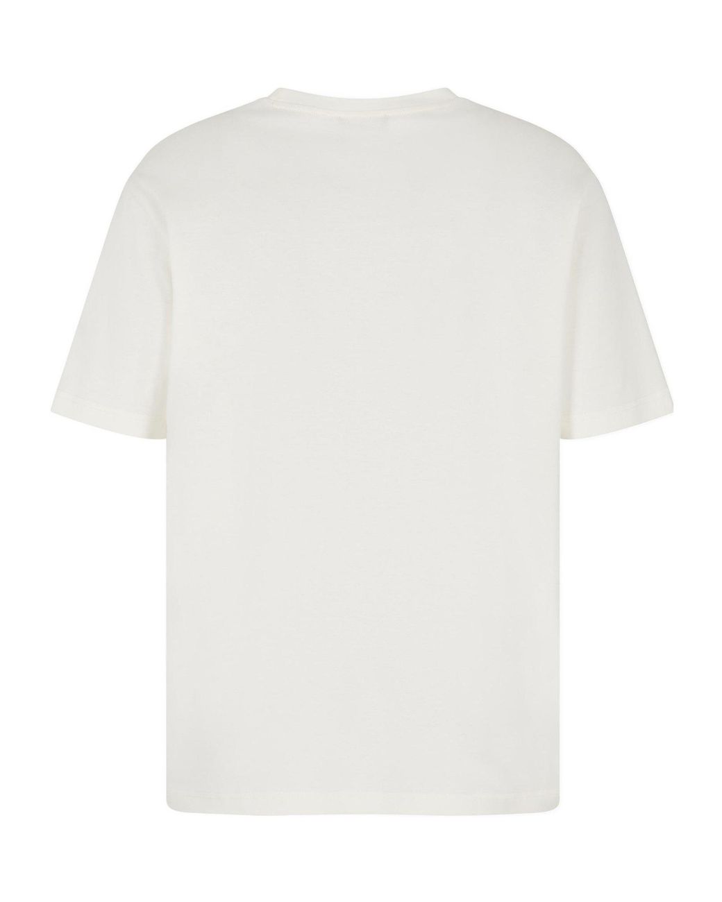 Emporio Armani Offwhite Crewneck Shortsleeve Tee for men