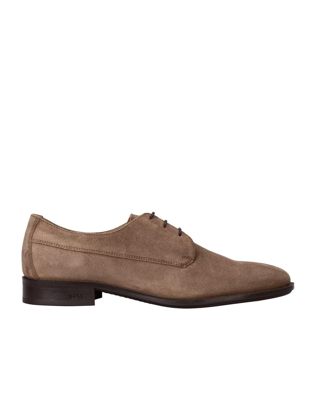 Boss Brown Derby Shoes for men