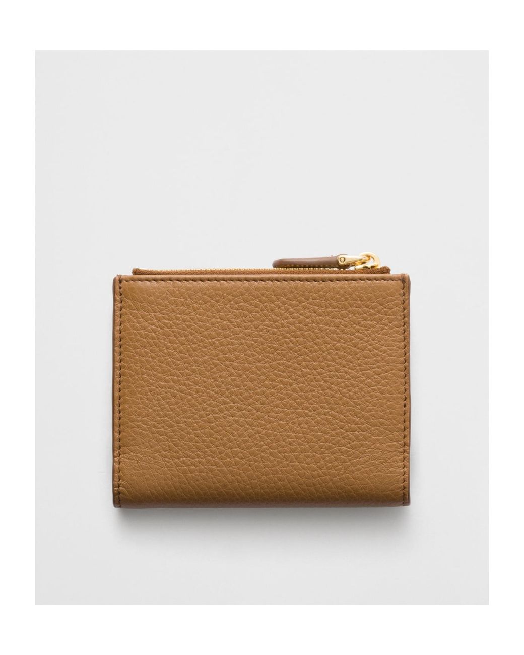 Prada Brown Small Leather Wallet