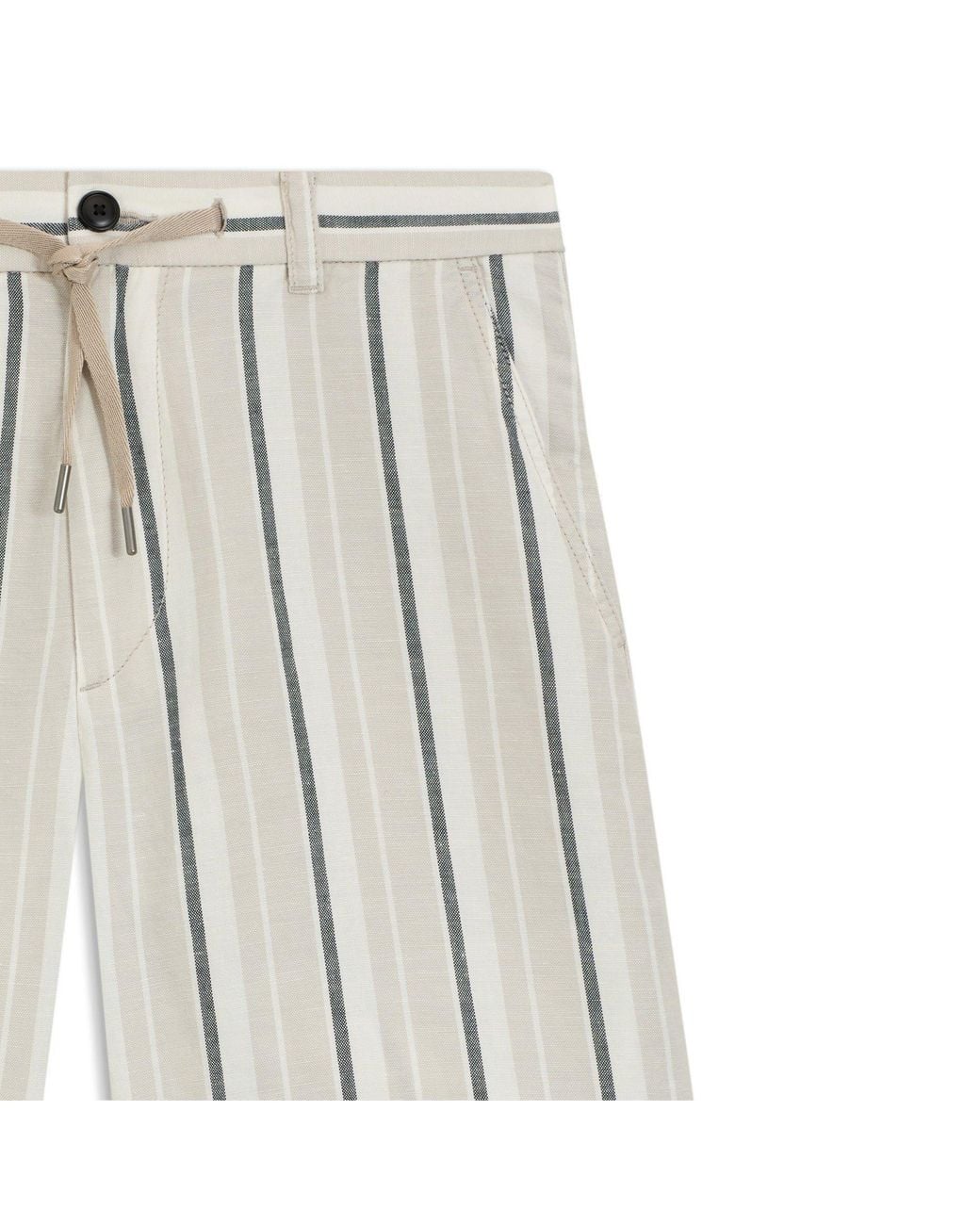 Boss Metallic Vertical Striped Shorts for men