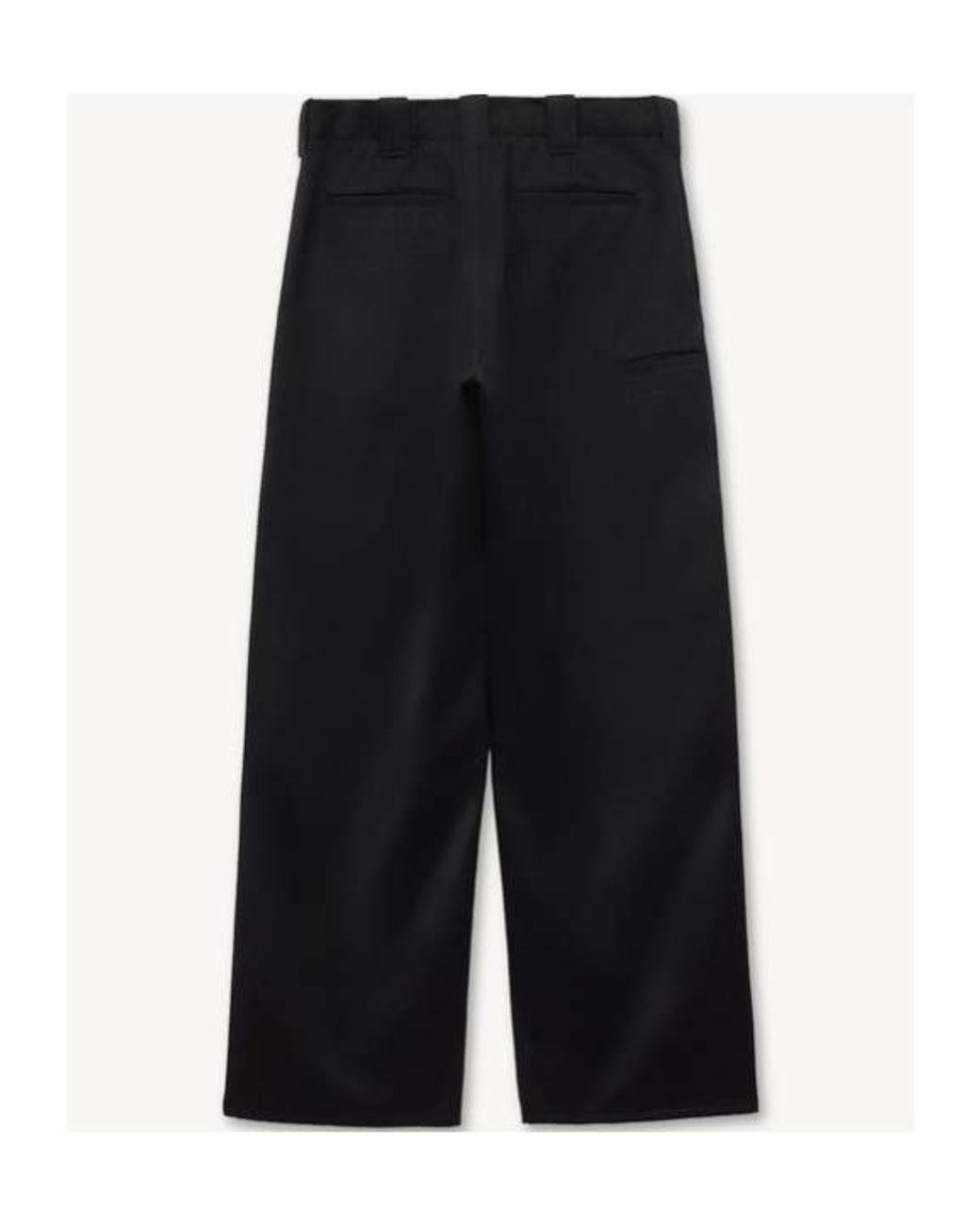 KENZO Black Double Knee Chino Pants for men