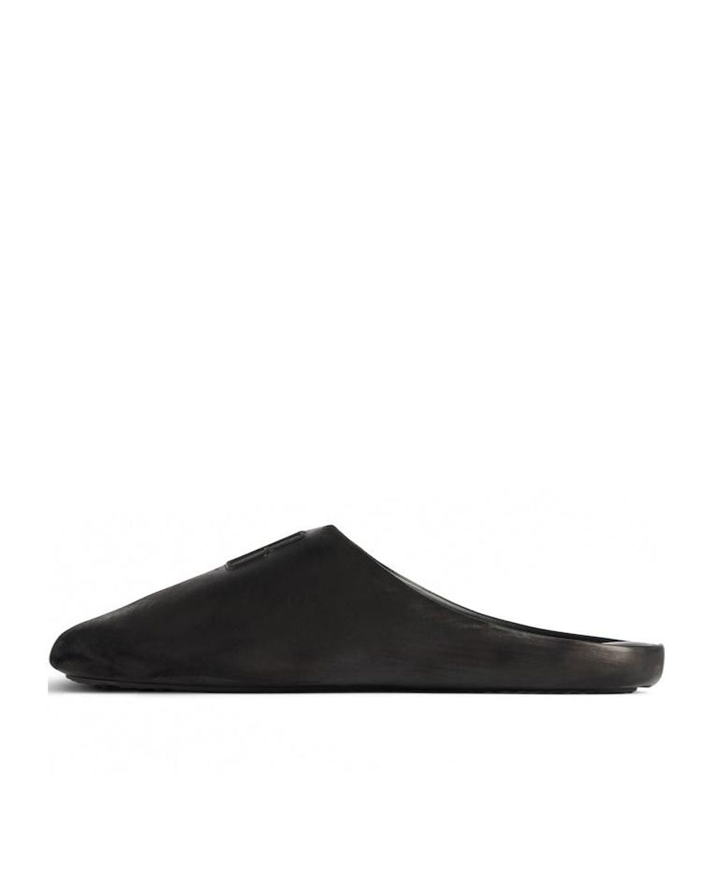 Balenciaga Black Château Flat Mules for men