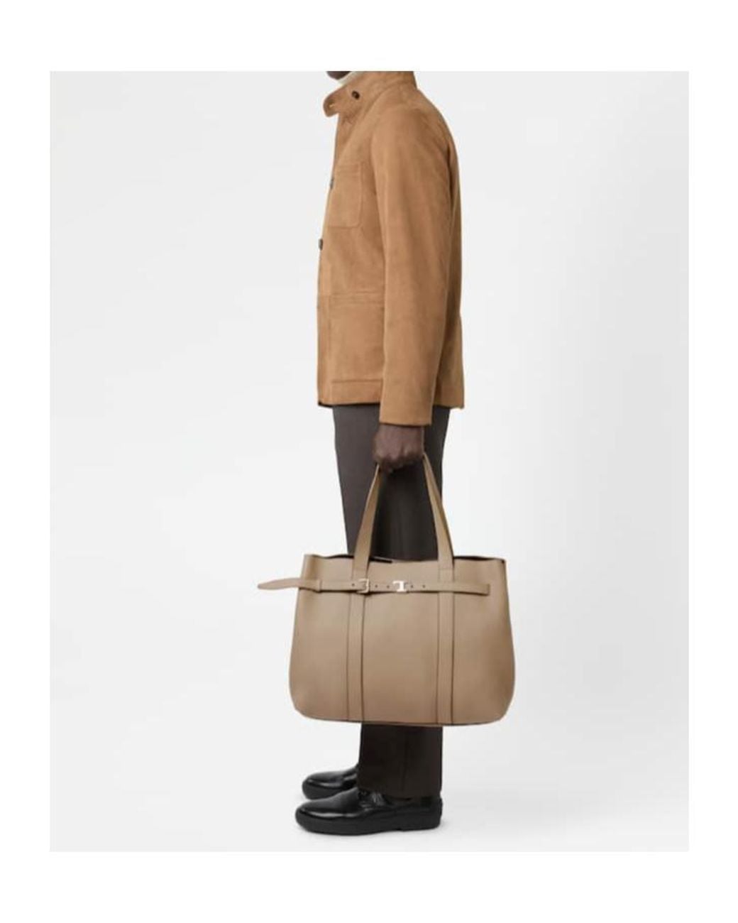 Tod's Natural T Timless Leather Shoulder Bag