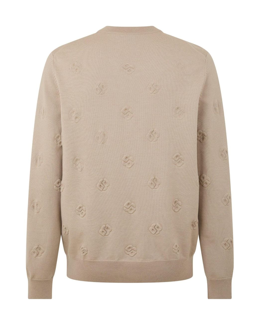 Boss Natural Retro Knitted Sweater for men