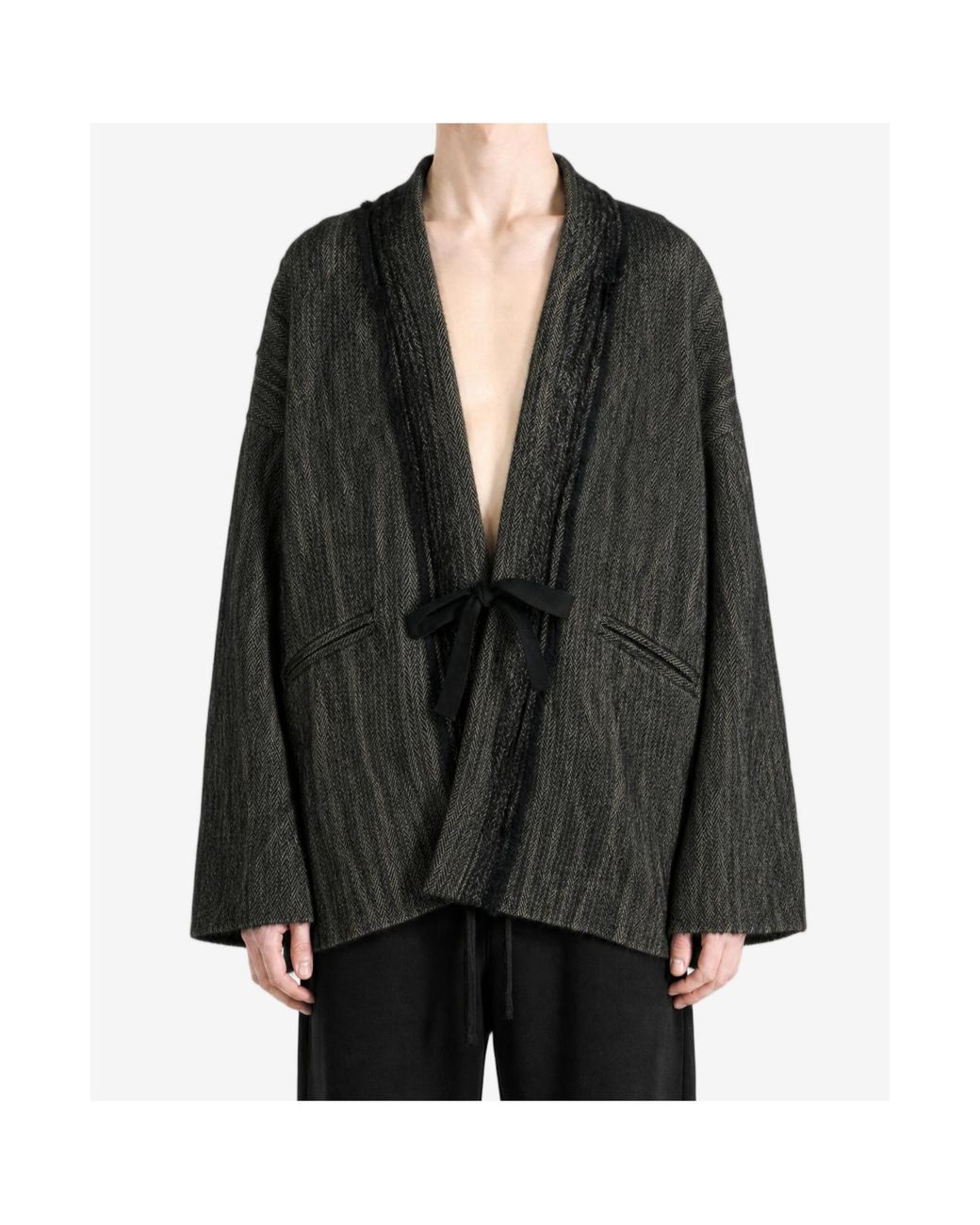 Uma Wang Black Jolla Jacket for men