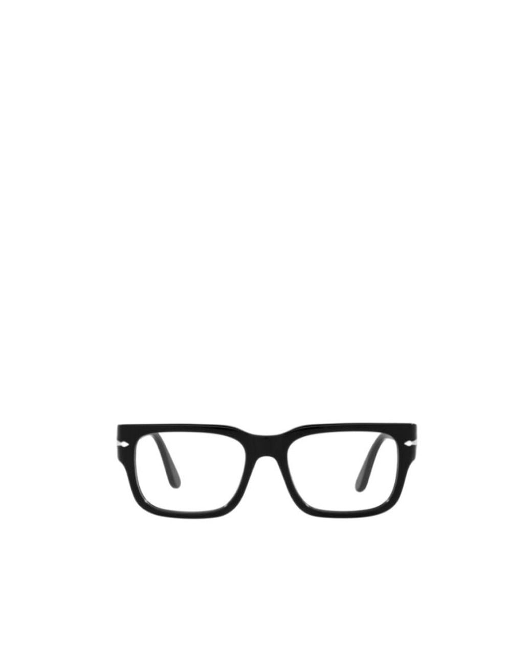 Persol White Rectangle-Frame Glasses for men