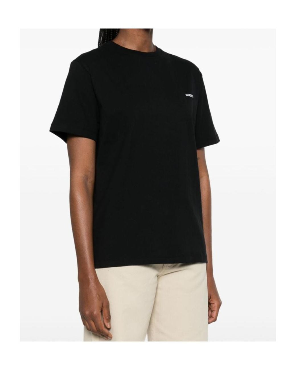Coperni Black Logo Printed Crewneck T-Shirt