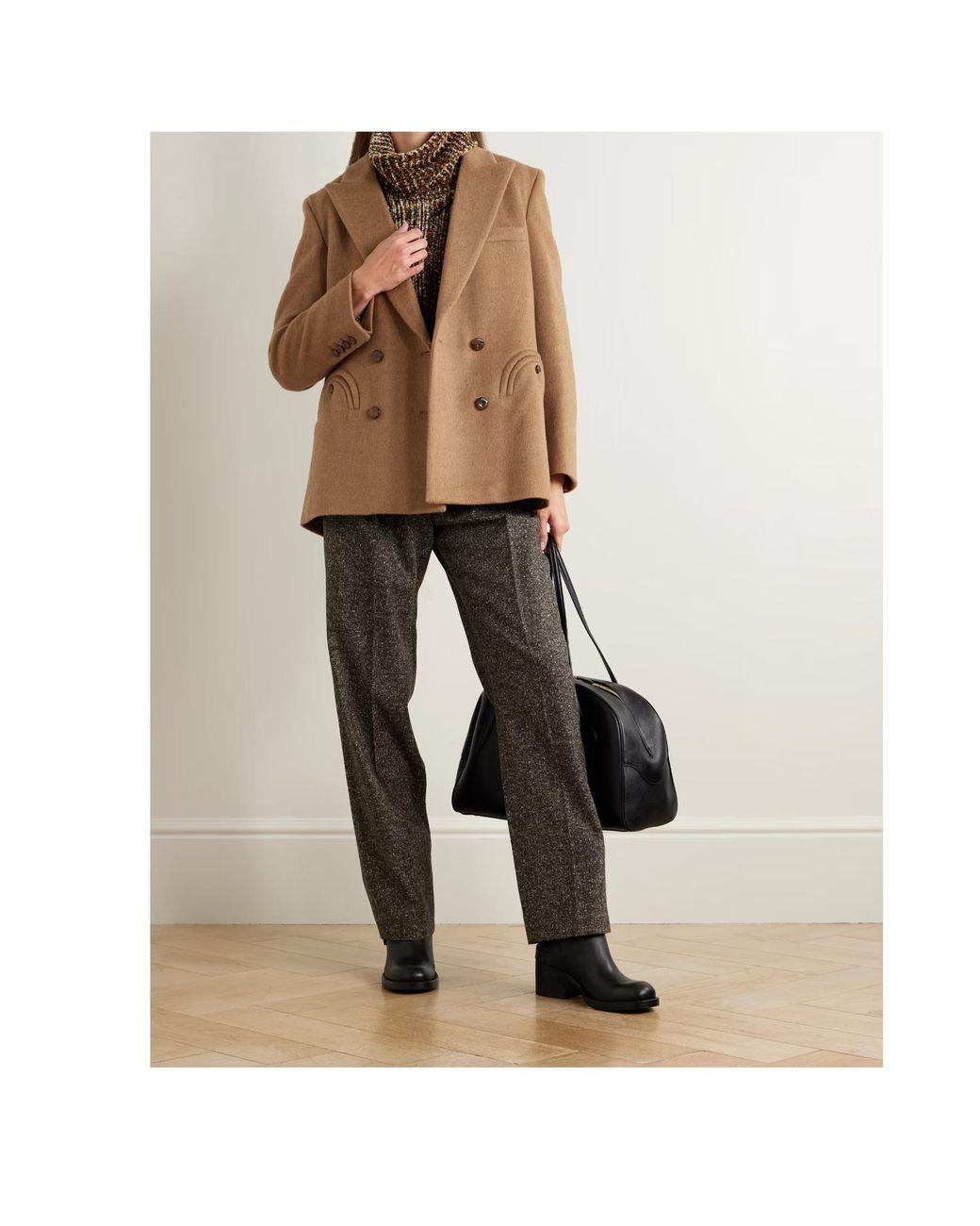 Blazé Milano Brown Long-Sleeved Suit Jacket