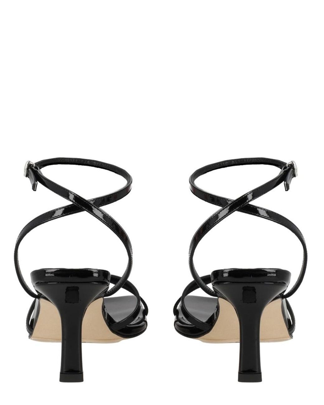 Aeyde Black Edith Sandals