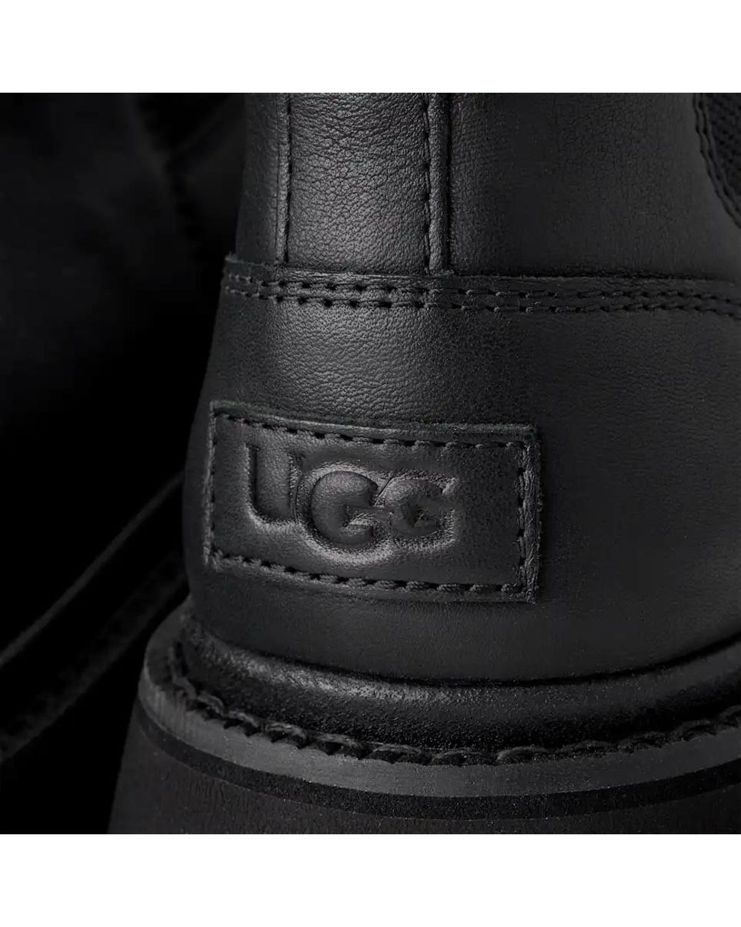 Ugg Black Chelsea Lug Ankle Boots for men