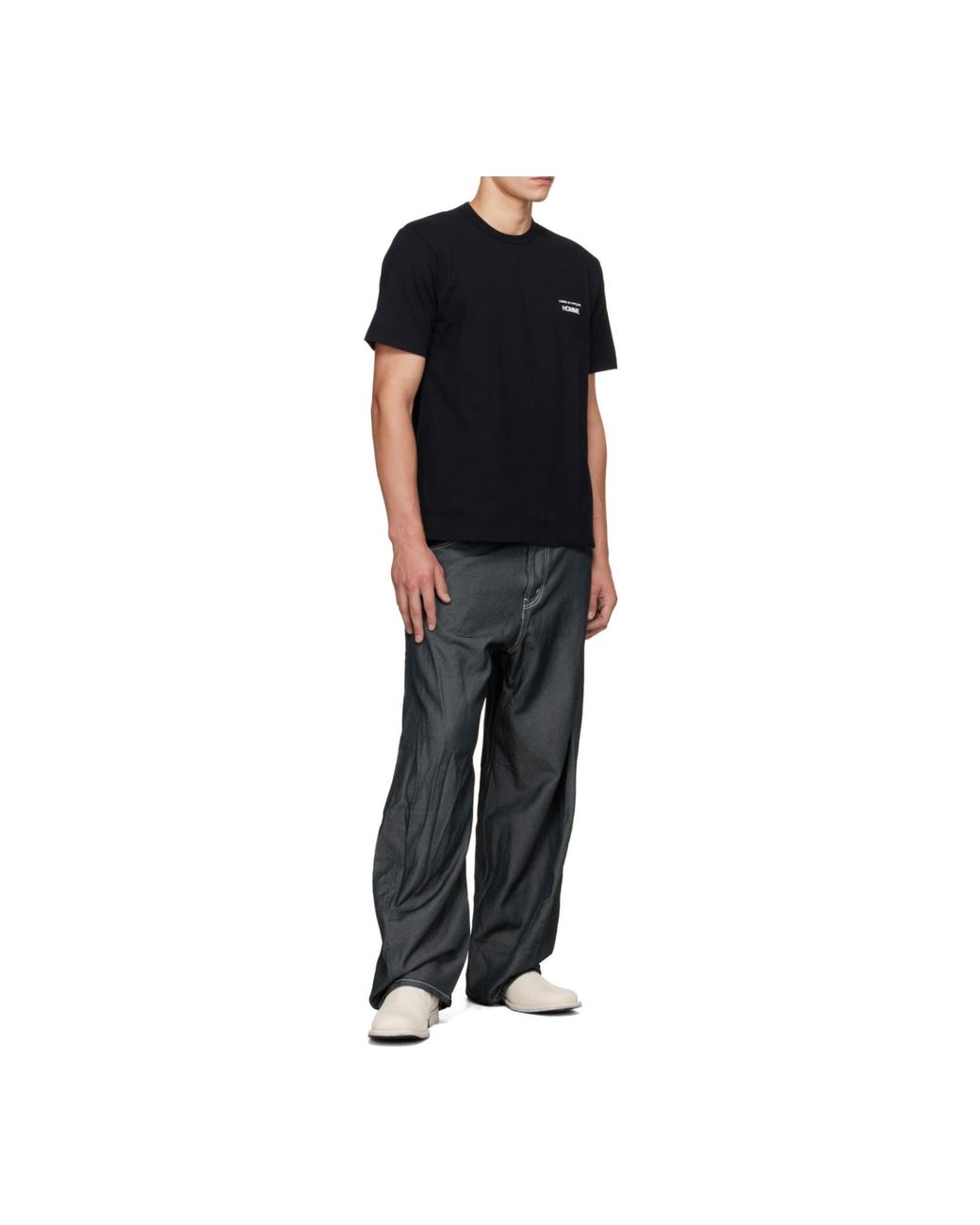 Comme des Garçons Blue Short-Sleeved T-Shirt for men