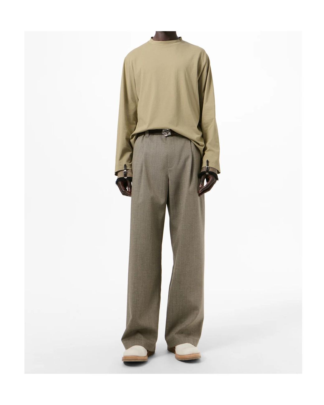 Our Legacy Green Box Long Sleeve T-Shirt for men