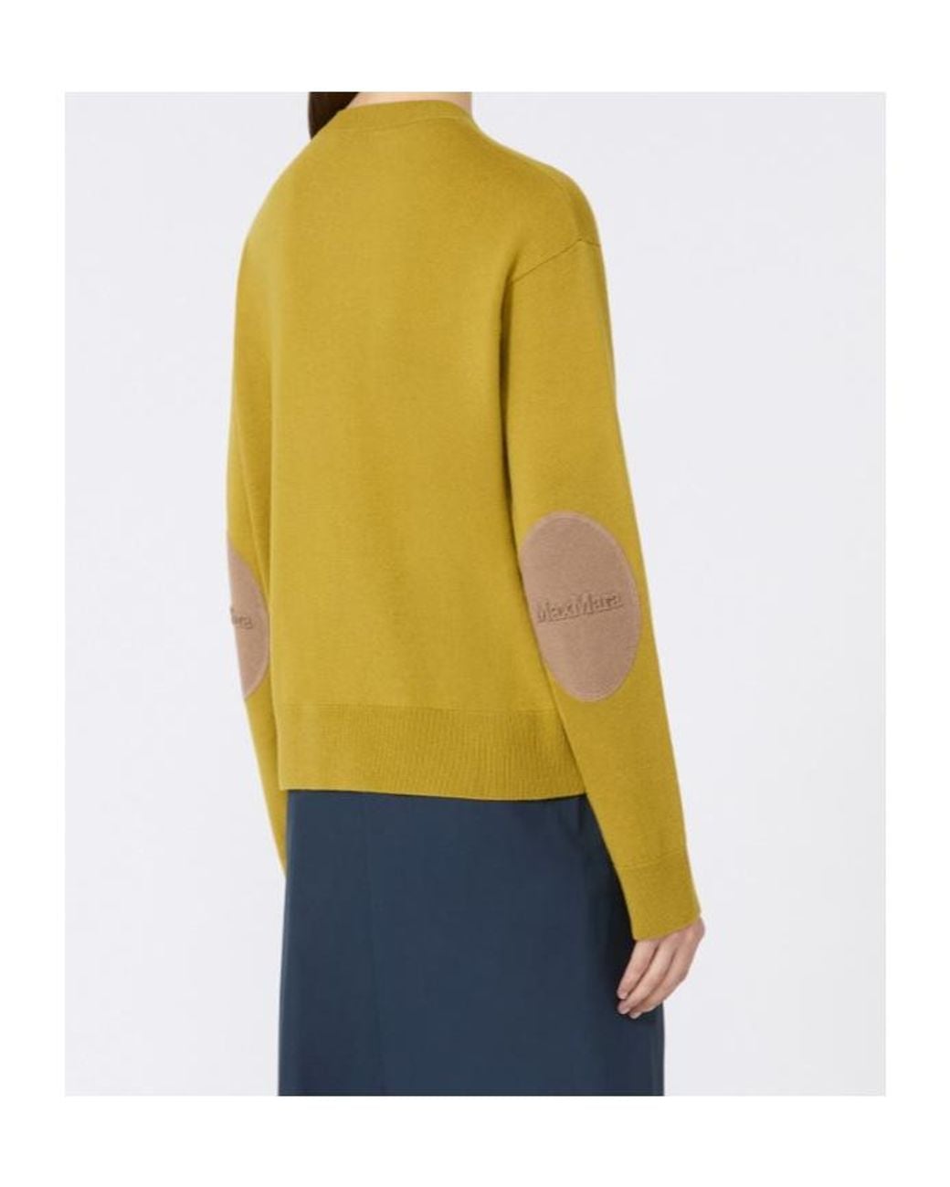Max Mara Yellow Eco Crewneck Jumper