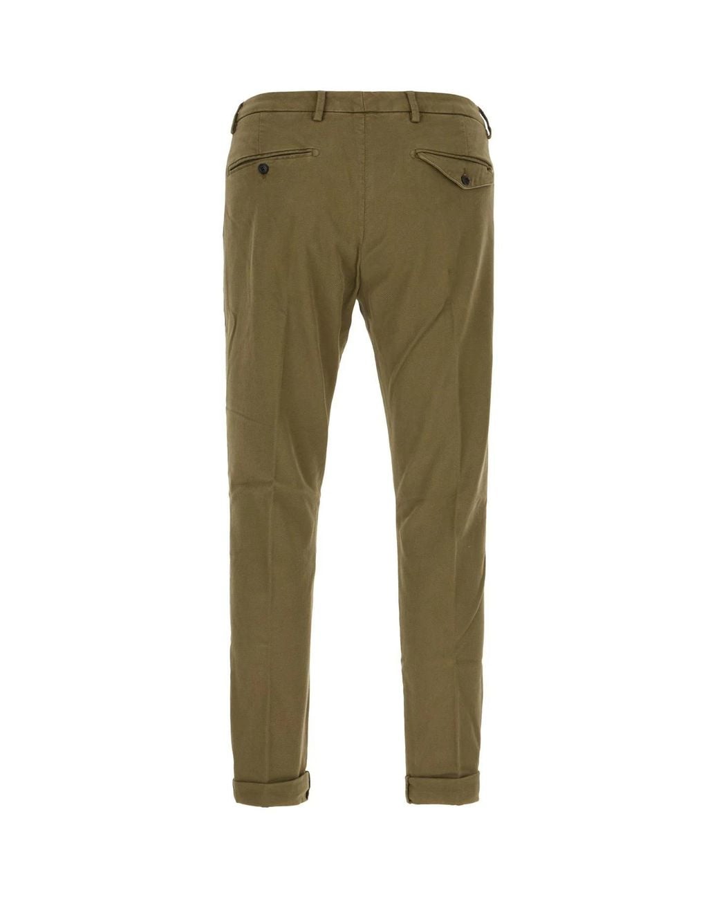 Dondup Green Tapered Trousers for men