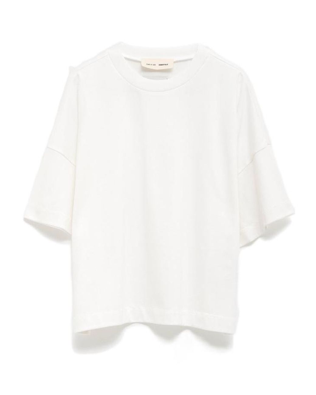 Fear Of God White Logo Patch T-Shirt