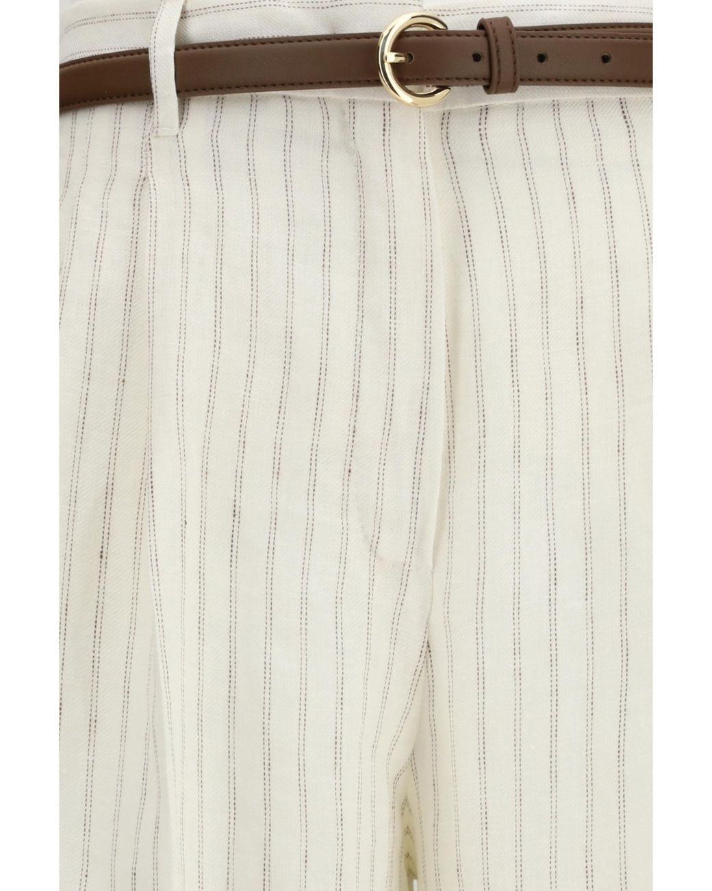 Max Mara White Studio Fonte Striped Trousers