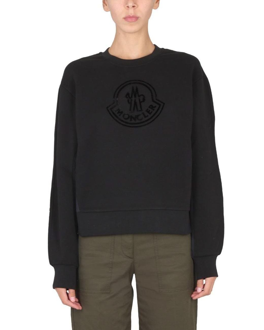 Moncler Black Logo Sweatshirt