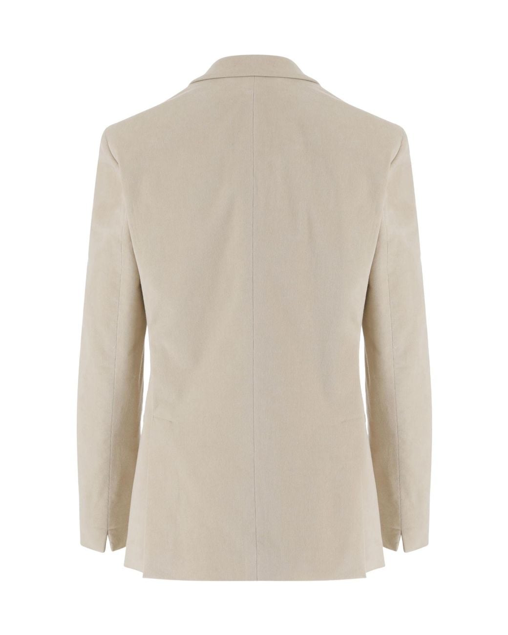 Lardini Natural Single-Breasted Blazer