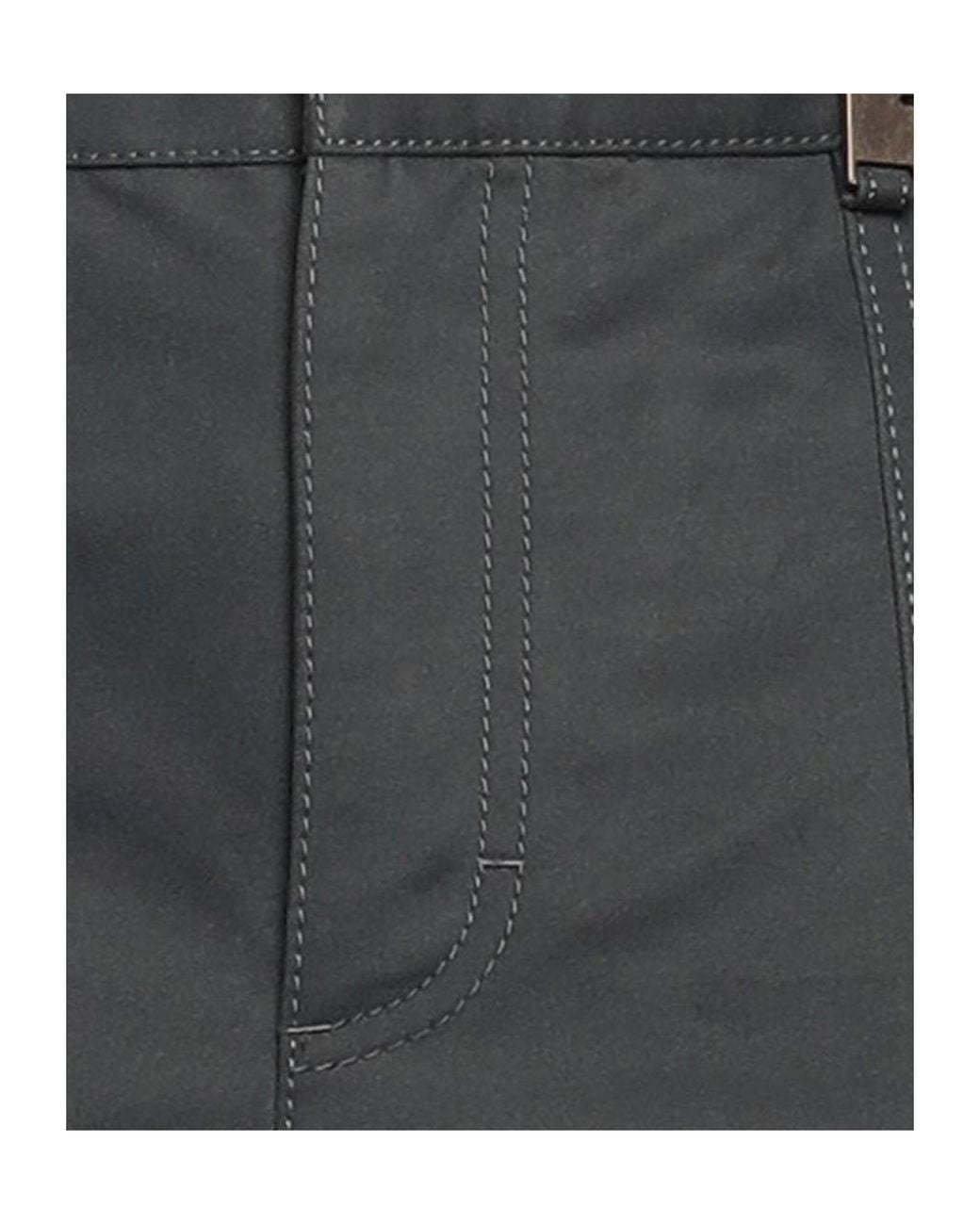 Burberry Gray High-Waisted Straight-Leg Cargo Pants