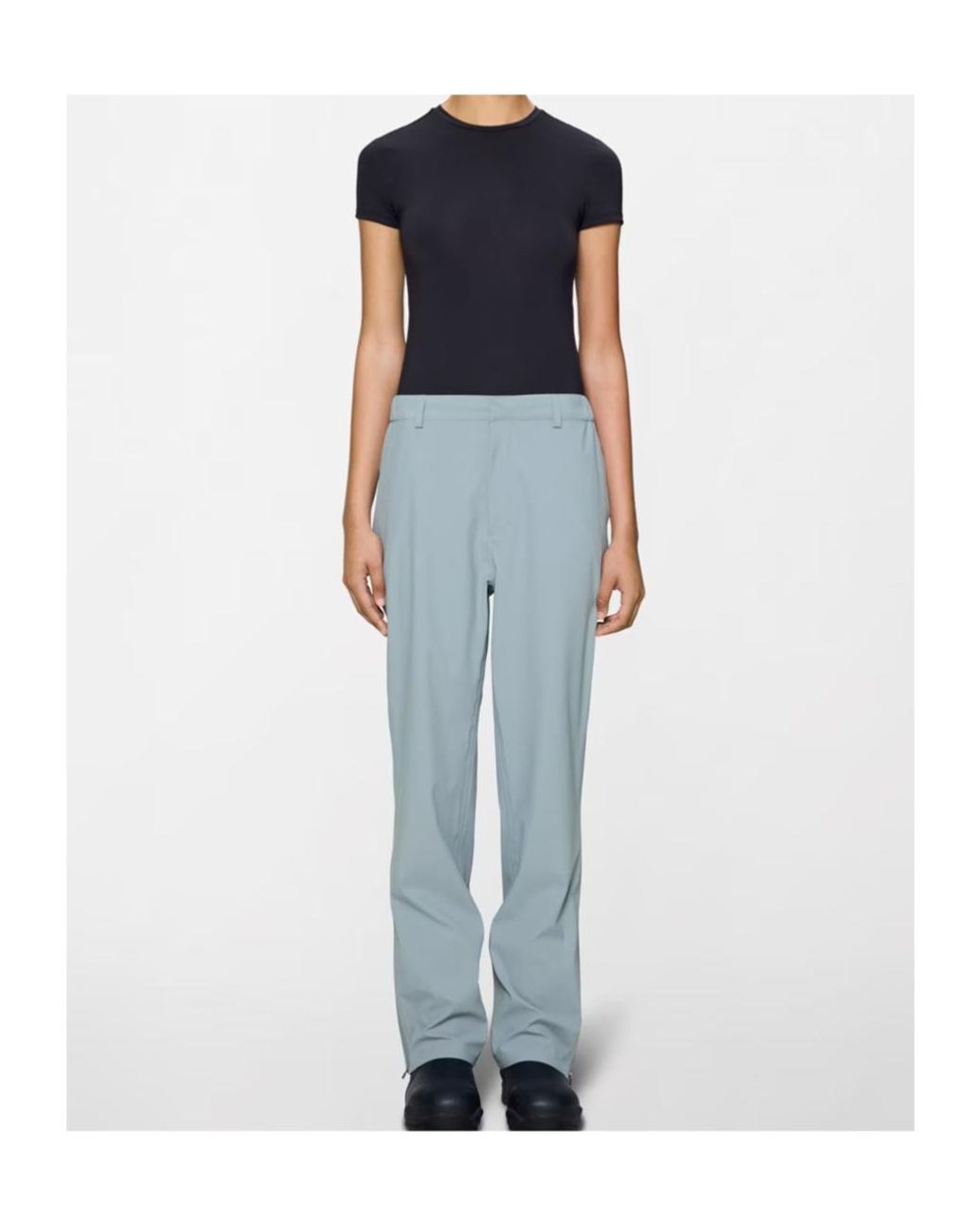Rains Blue Hard-Shell Waterproof Casual Pants