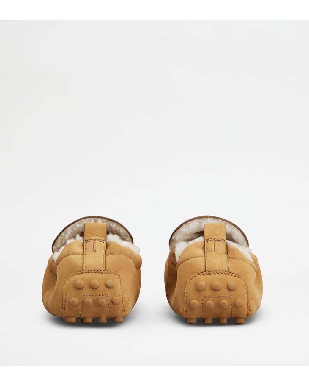 Tod's Brown Glove Gommino Loafers