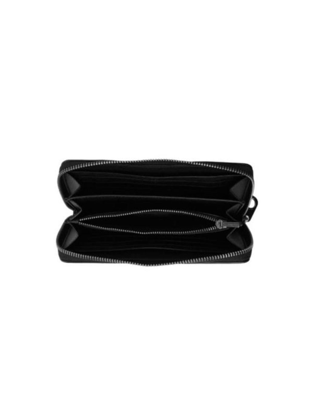 COACH Black Long Zip-Around Wallet