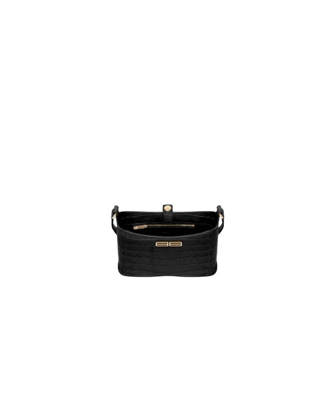 Balenciaga Black Xx Hobo Shoulder Bag